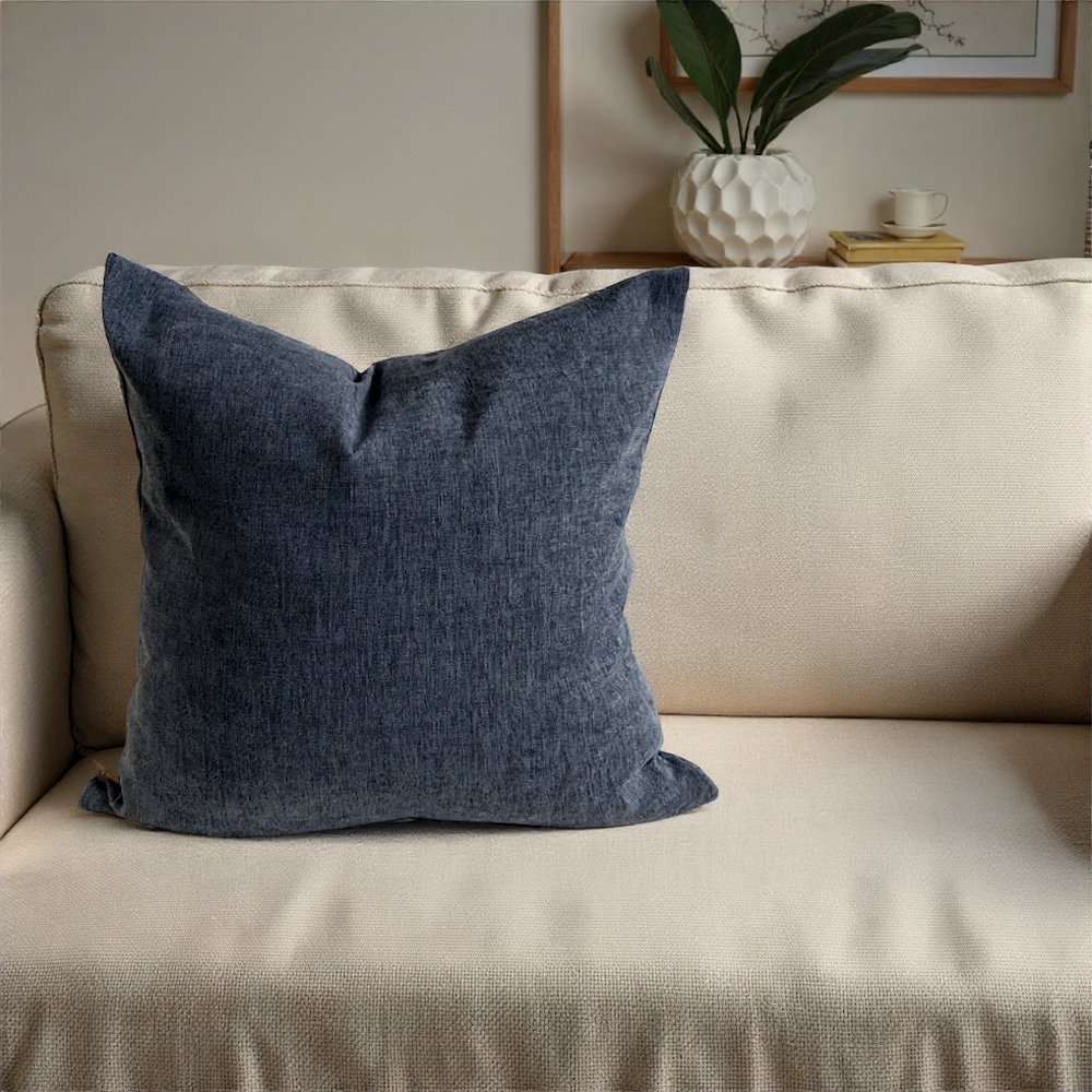 Komodo Navy Poly Filled 20x20 Pillow. Picture 6