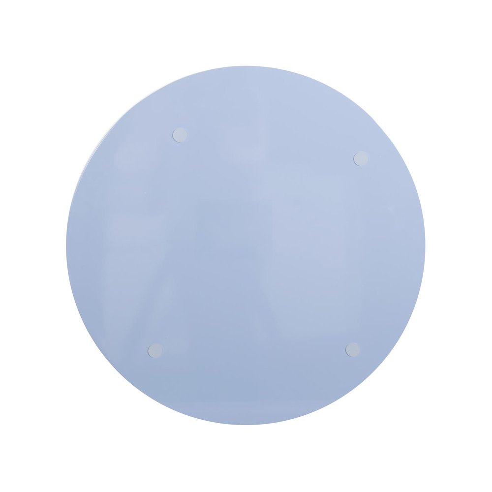 Round Scalloped Riviera Tray - Baby Blue. Picture 2
