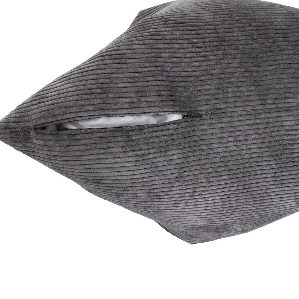Pillow 24 x 24 Pana Charcoal - Down Insert. Picture 3