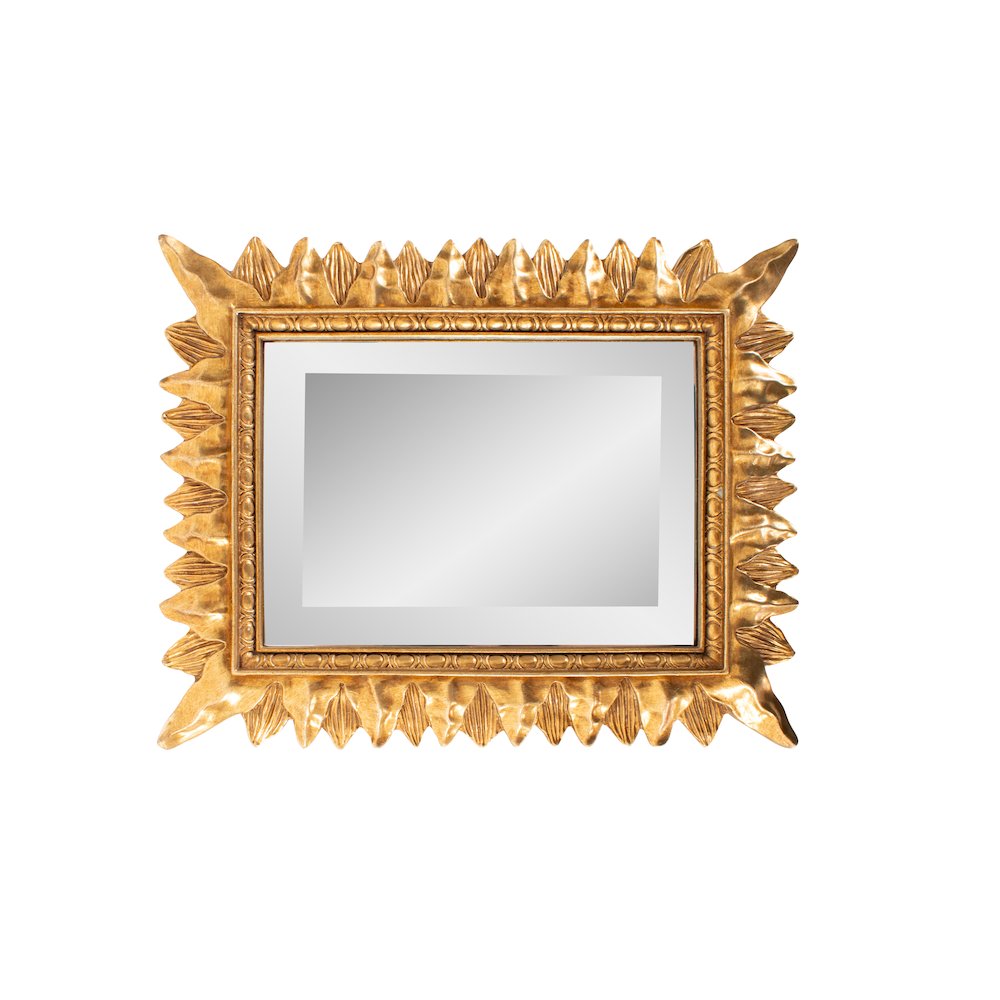 French D' Amboise Collection of Gold Petite Mirrors- Rectangular. Picture 8