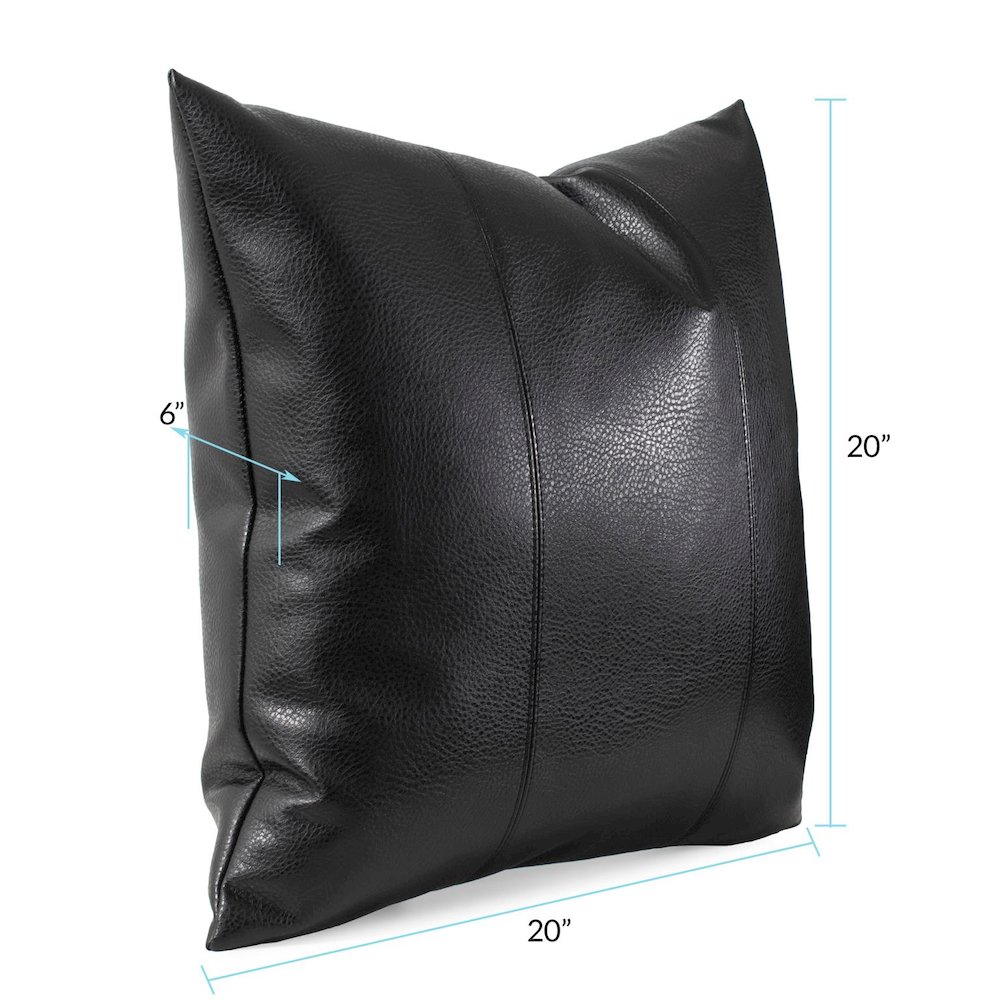 20 x 20 Pillow  Avanti Black. Picture 4