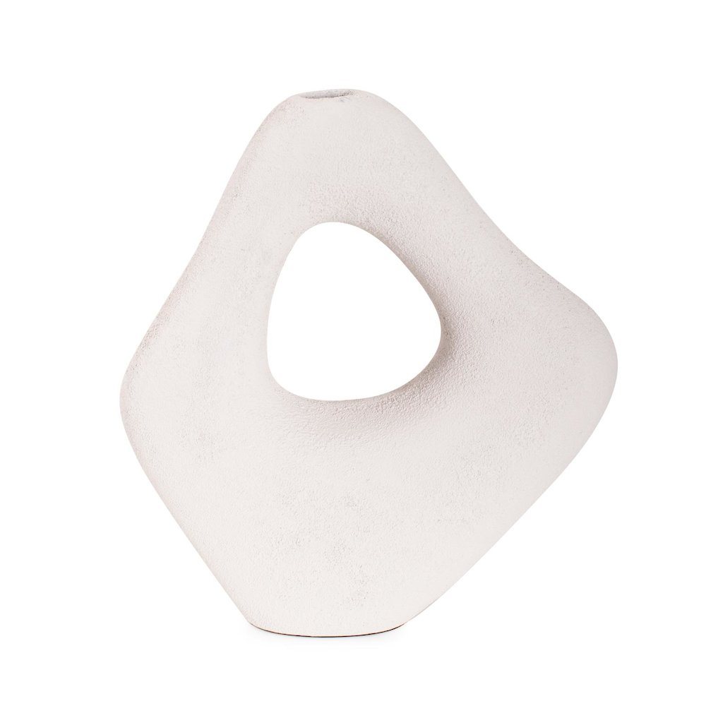 Saar Abstract White Cloud Vase. Picture 1