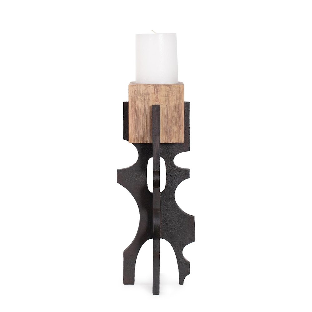 Cade Architectural Pillar Candle Holder- Tall. Picture 1