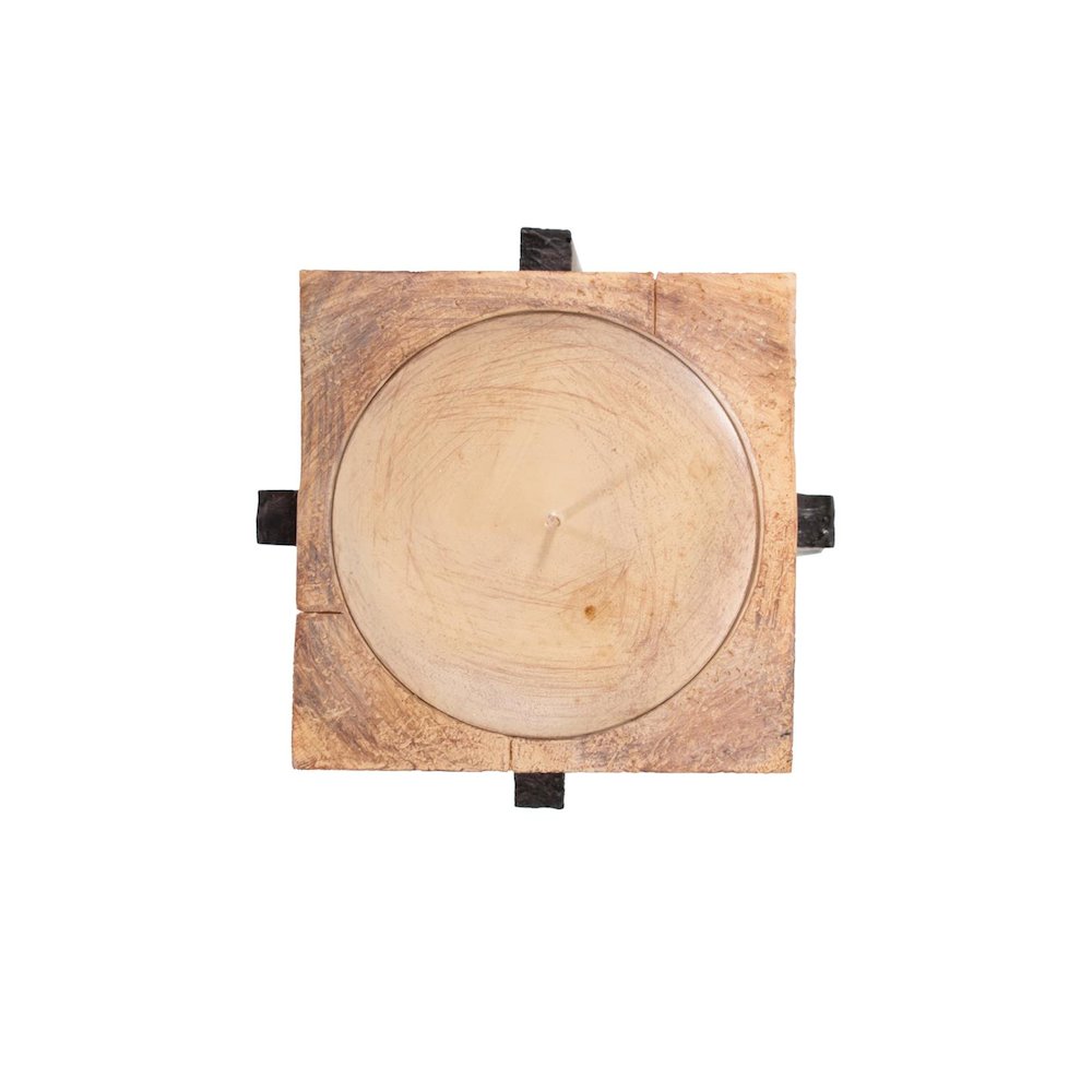 Cade Architectural Pillar Candle Holder- Short. Picture 6