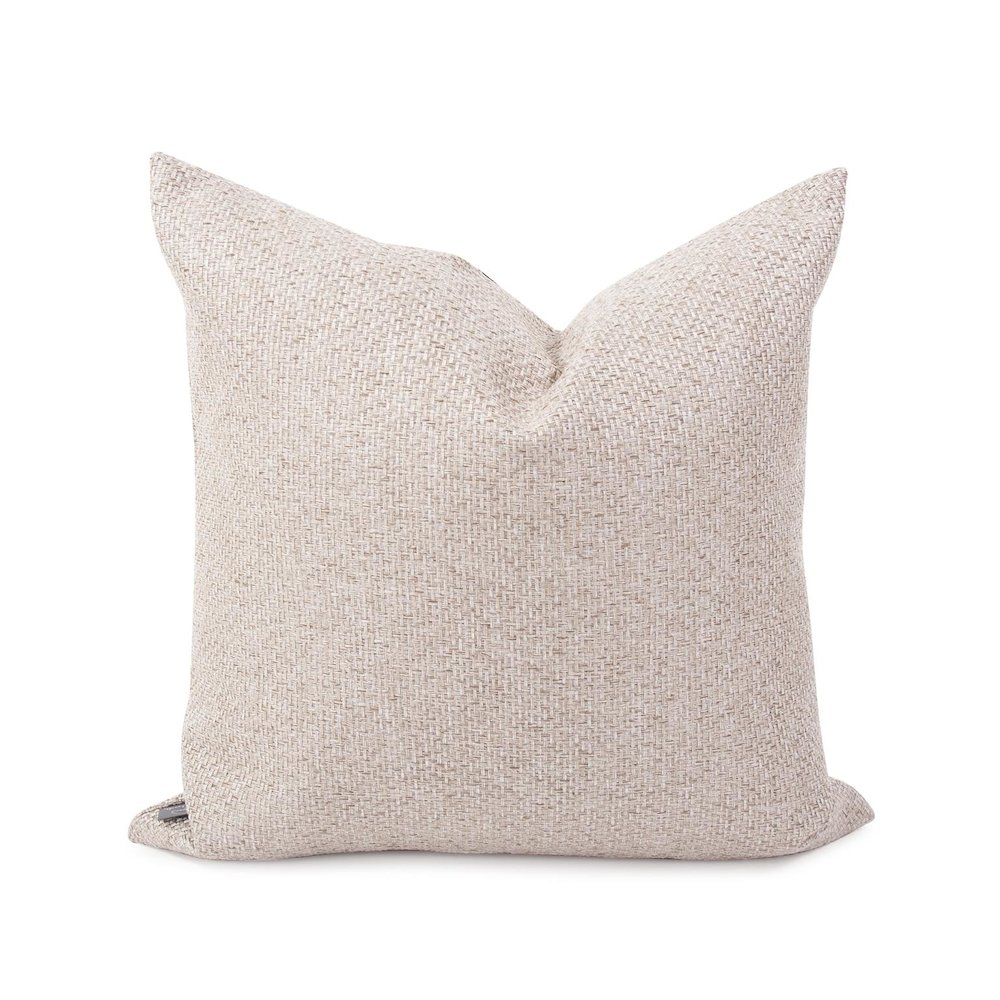 20 x 20 Pillow  Panama Sand  - Poly Insert. Picture 1