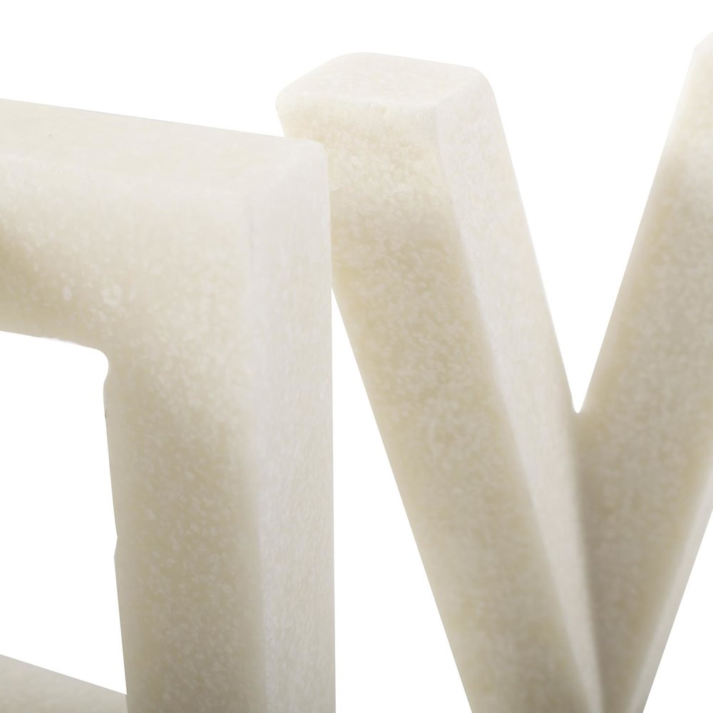 Just Say "Love" Sculpture in Polyresin. Picture 5