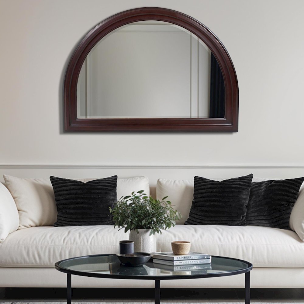 George Arched Mirror Brown. Picture 9