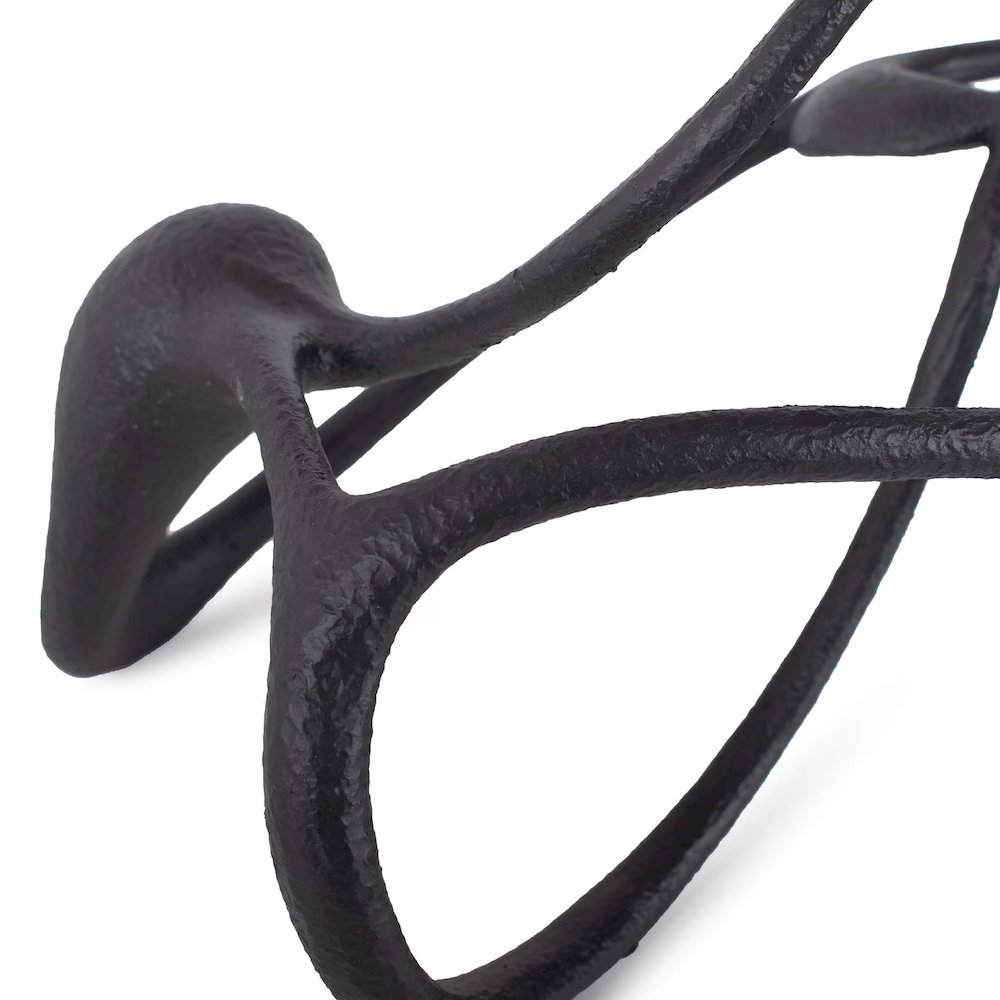 Endro Abstract Sculpture in Black. Picture 5