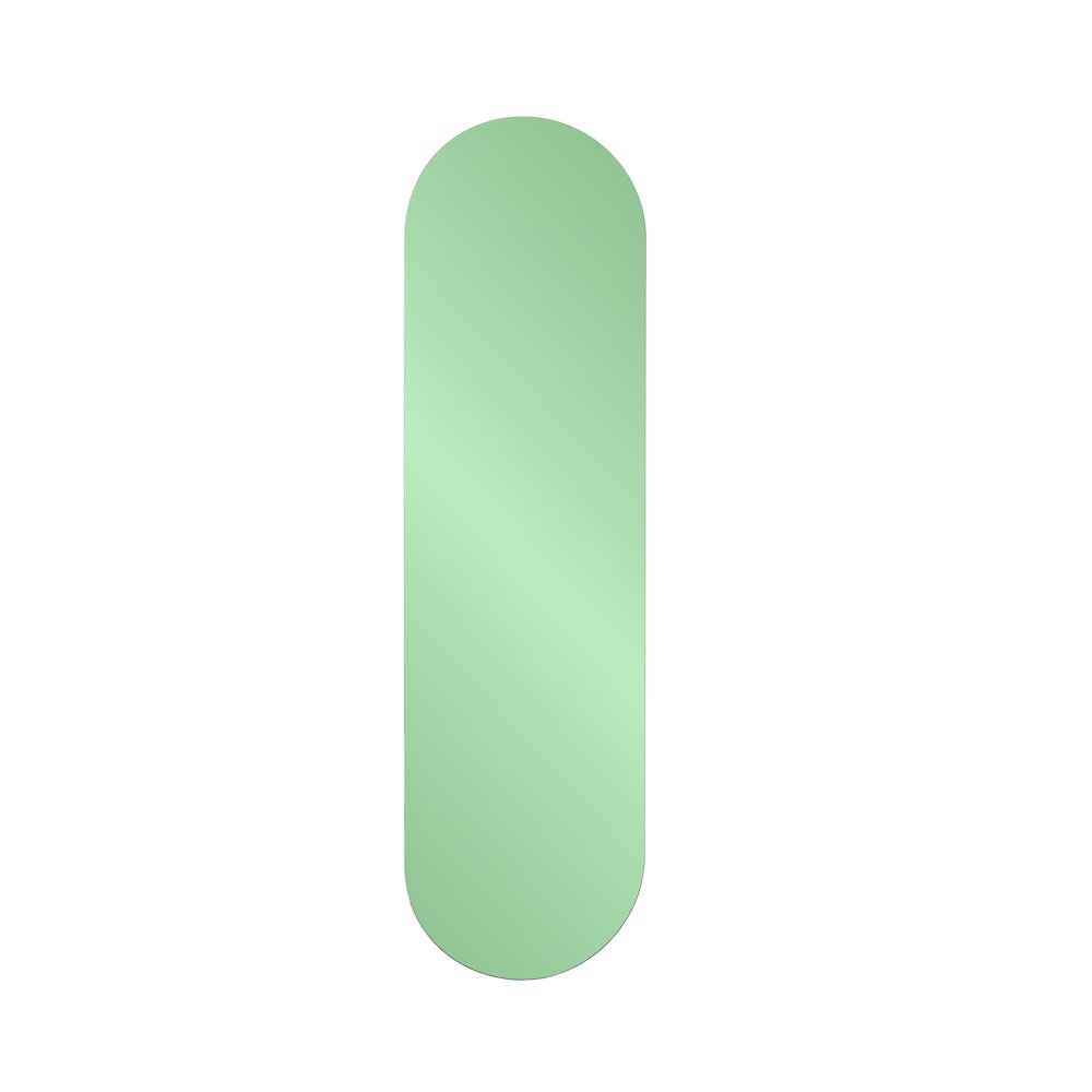 Balducci Oval Emerald Green Mirror Long. Picture 1
