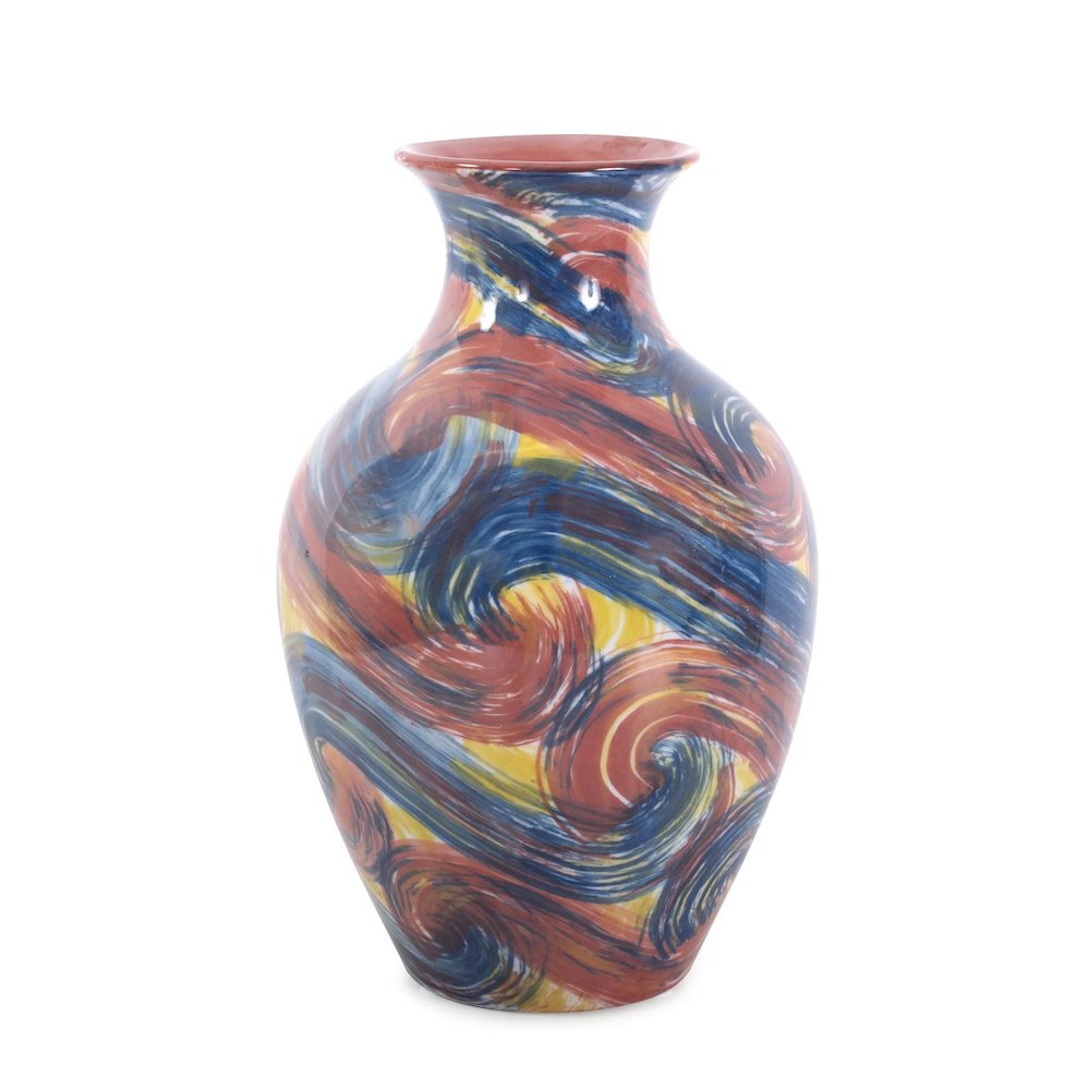 Camille Flared Ceramic Short Bottle. Picture 1