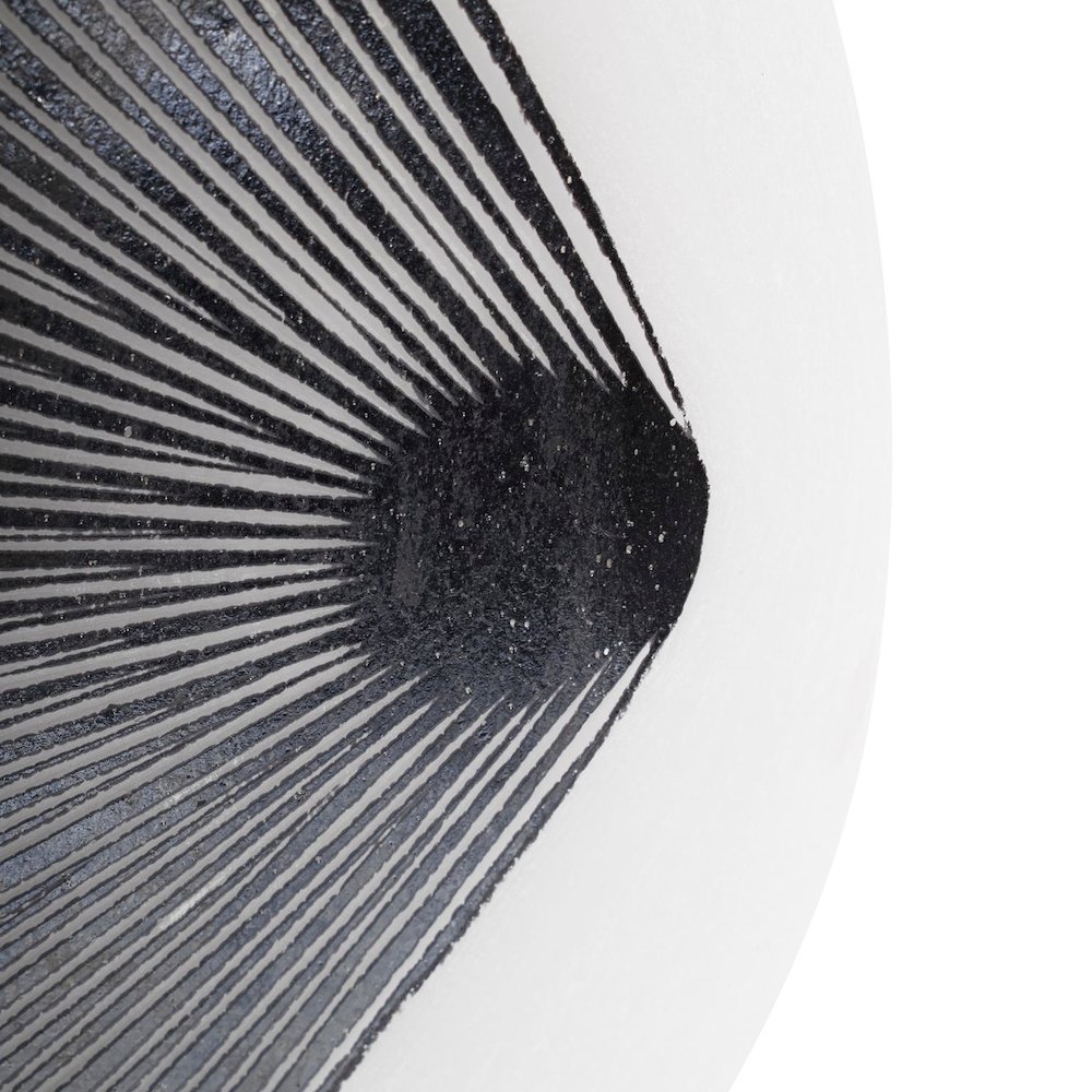 Oxman Hypnotic Tall Glass Vase. Picture 5