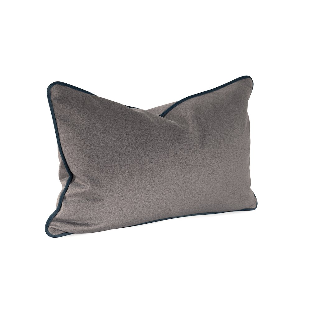 Qiviut Gray 14x22 Down Filled Pillow. Picture 2