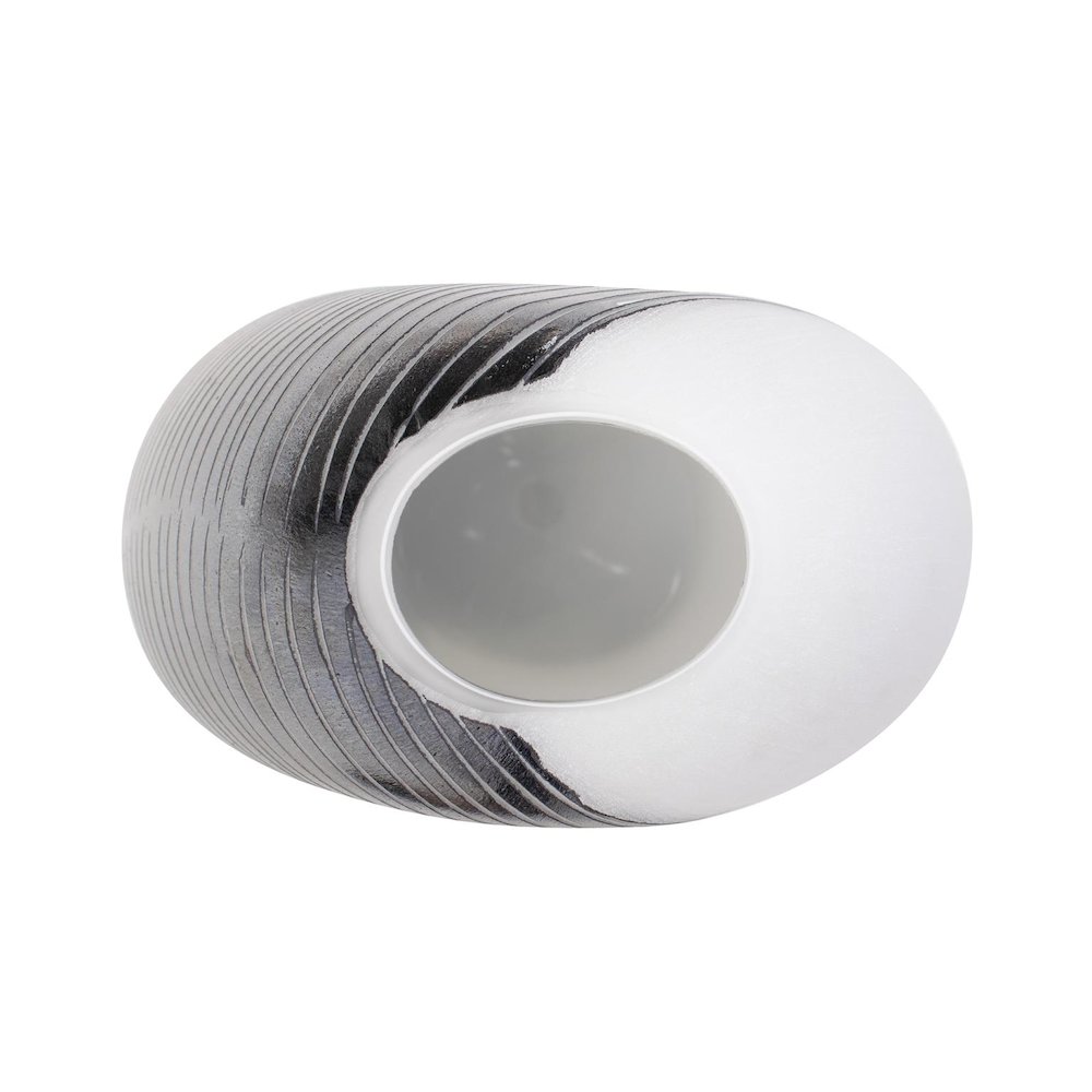 Oxman Hypnotic Tall Glass Vase. Picture 4