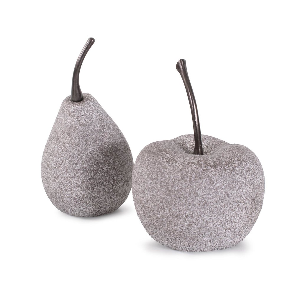 Modern Pomme Sculpture in Polyresin. Picture 6