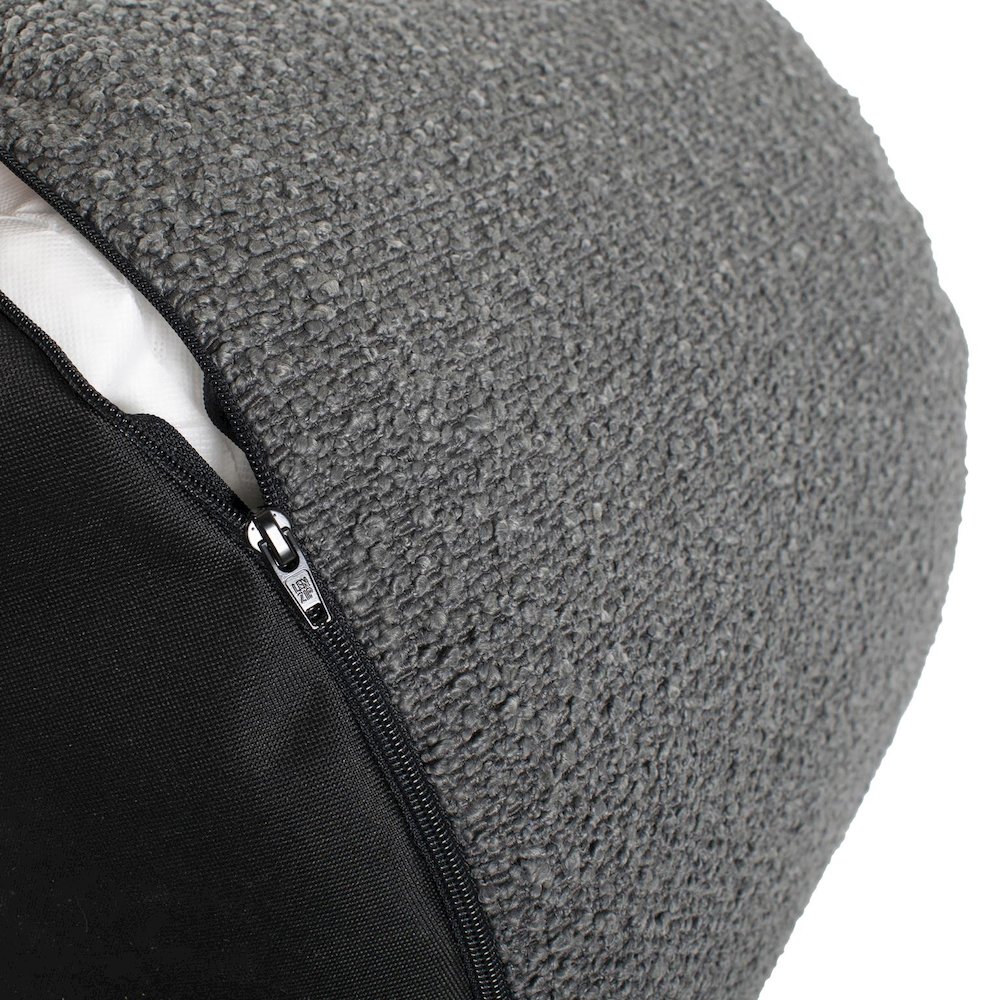 Foot Pouf Barbet Charcoal. Picture 5