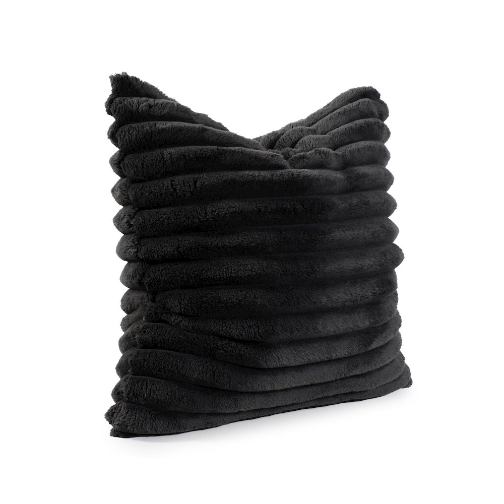 Pillow 20 x 20 Shar Pei Black - Poly Insert. Picture 5