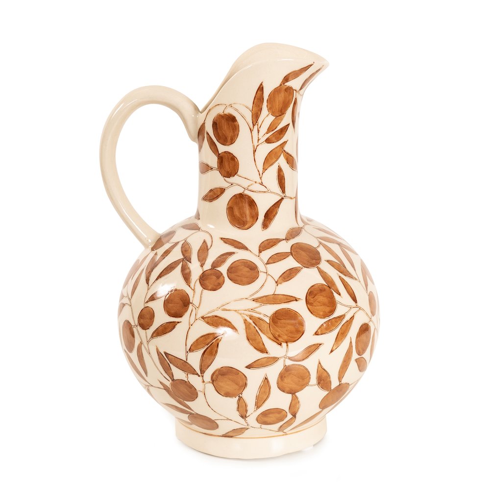 Olivia Water Pitcher Golden Brown. Picture 1