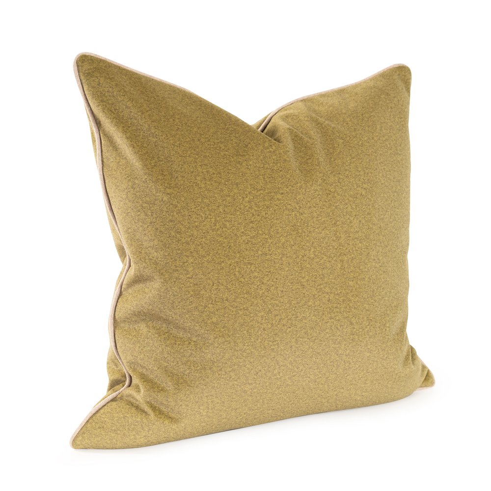 Qiviut Green 24x24 Down Filled Pillow. Picture 2