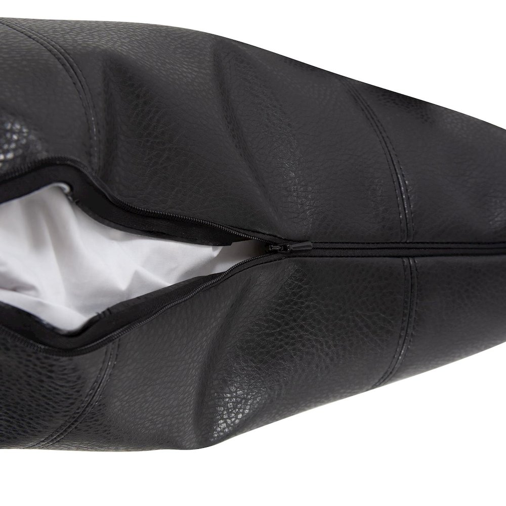 Pillow  14 x 22 Avanti Black - Poly Insert. Picture 5