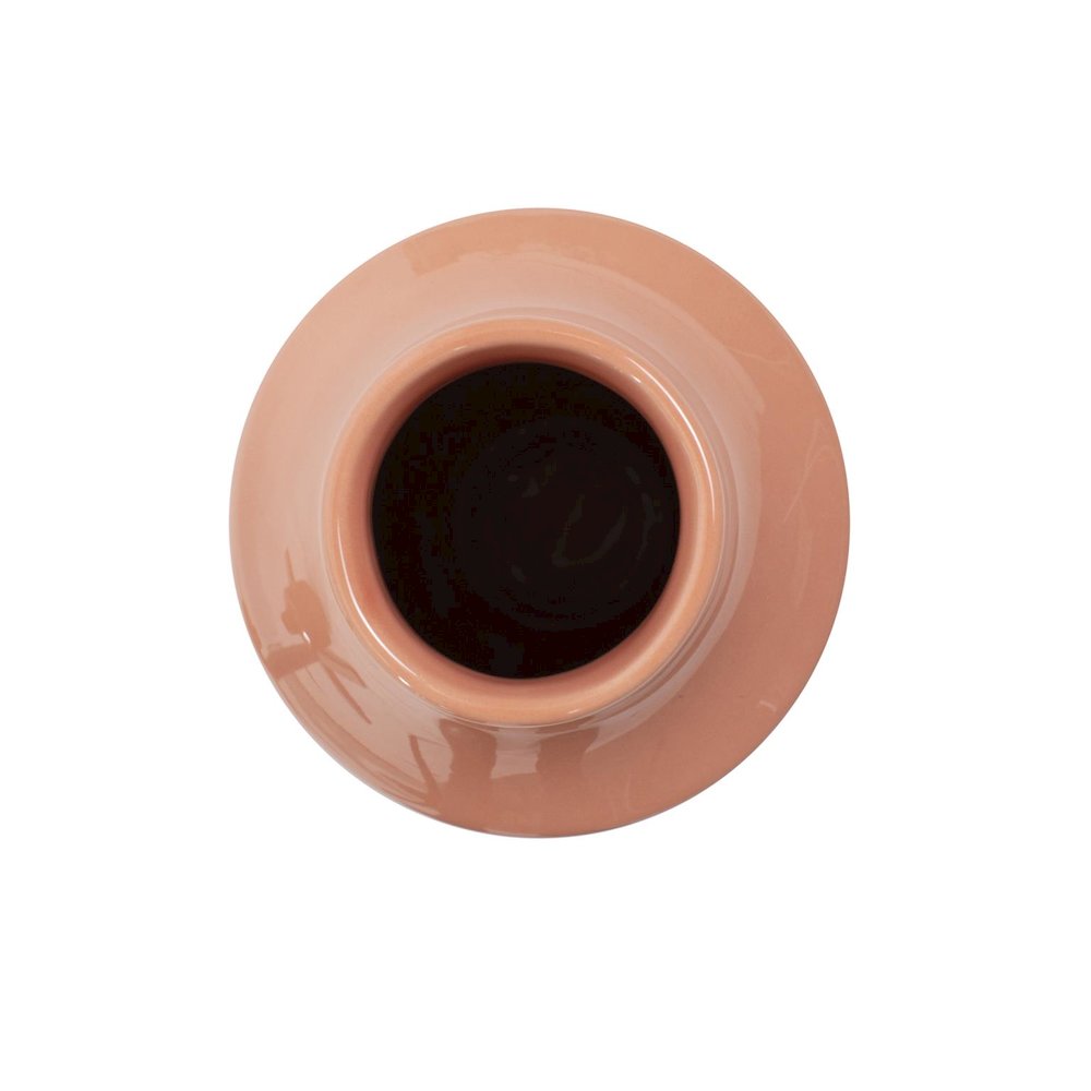 Richland Embossed Peach Vase- Large. Picture 3