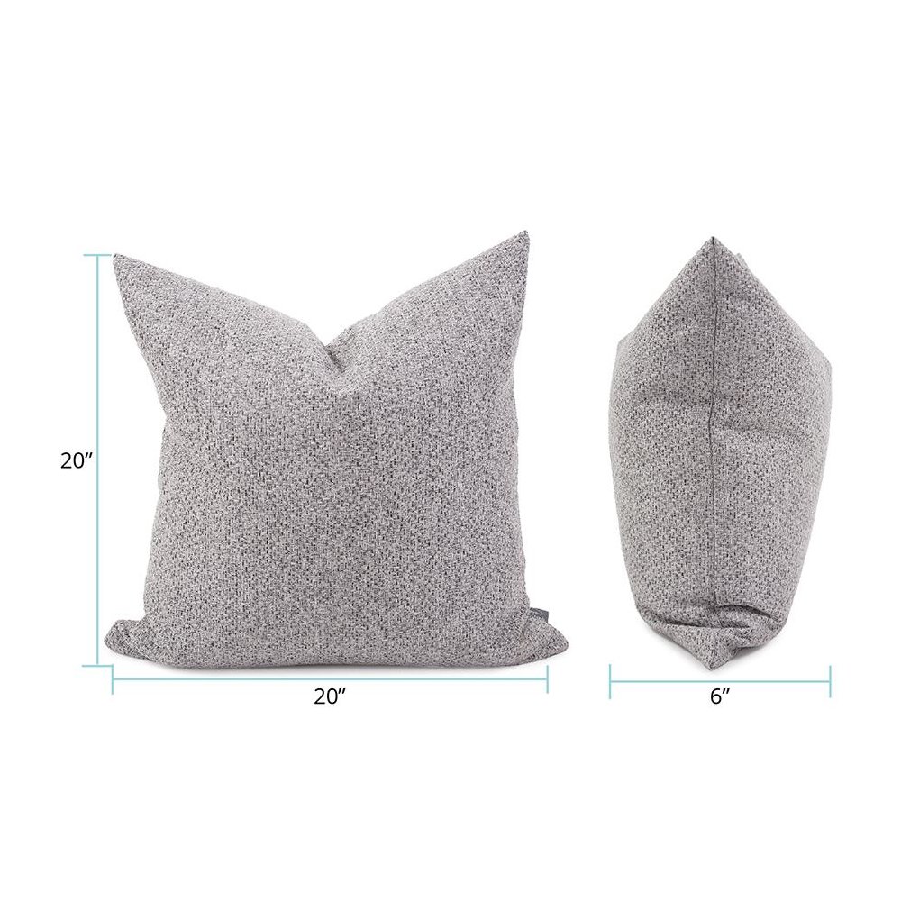 20 x 20 Pillow  Panama Stone  - Poly Insert. Picture 6