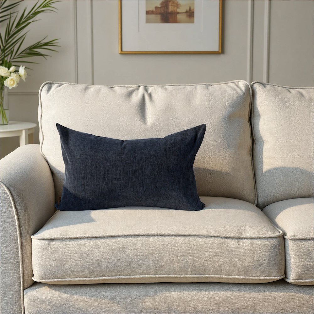Komodo Navy Down Filled 14x22 Pillow. Picture 7