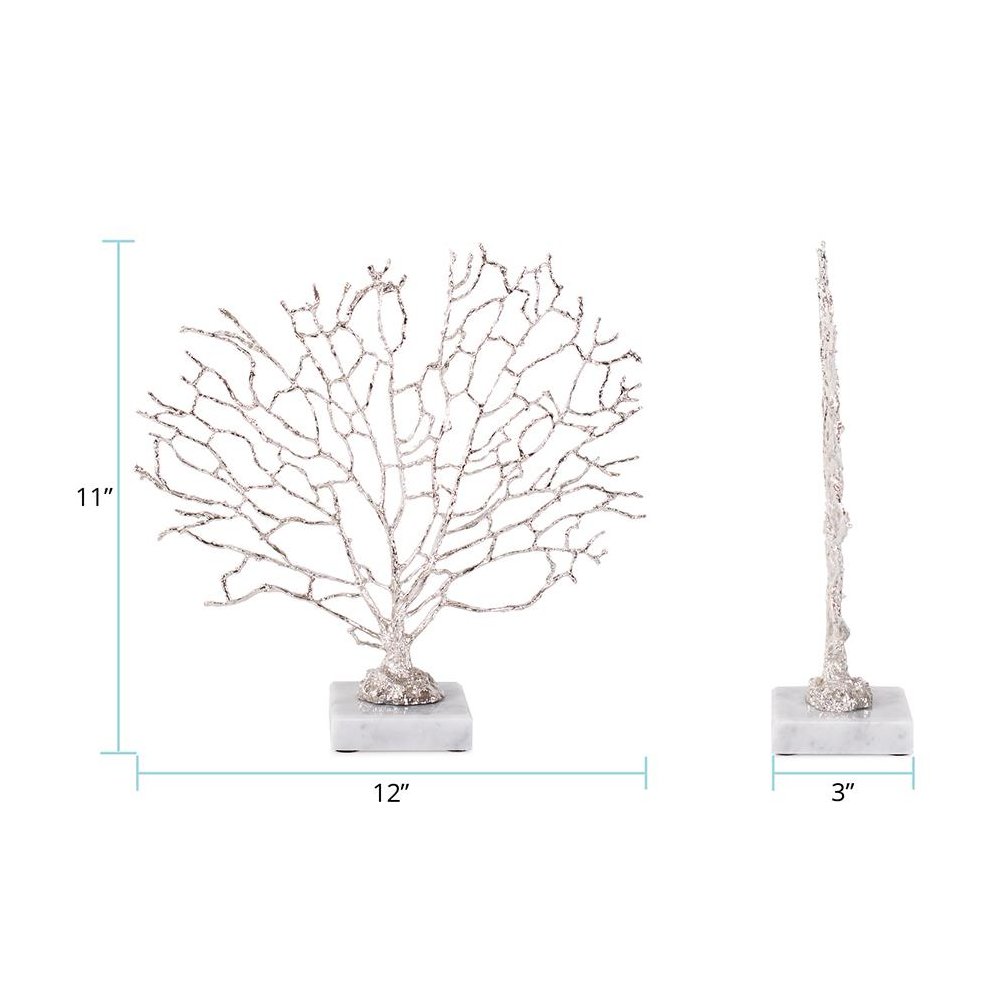 Study of Coral Sculpture On A White Marble Base. Picture 9