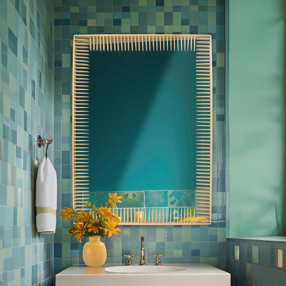 Robin Baron Ayres Rectangular Mirror. Picture 9