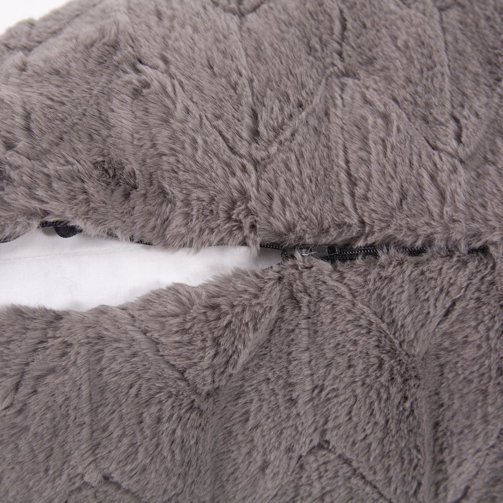 20 x 20 Angora Stone Pillow  - Down Insert. Picture 5