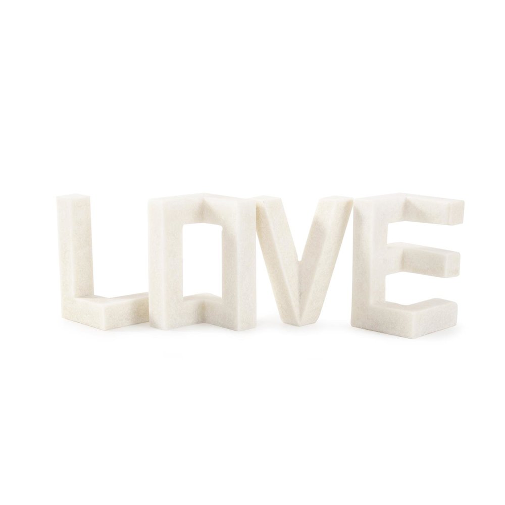 Just Say "Love" Sculpture in Polyresin. Picture 1