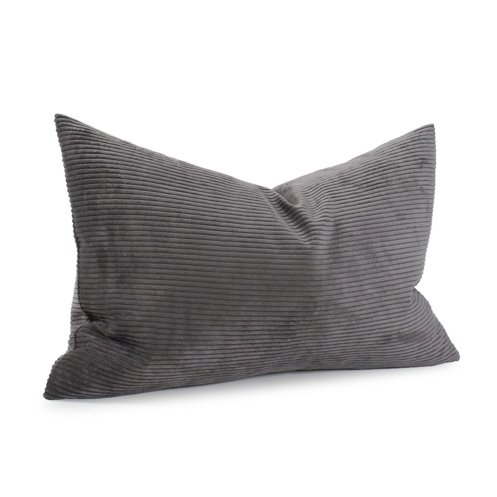 Pillow 14 x 22 Pana Charcoal - Poly Insert. Picture 3
