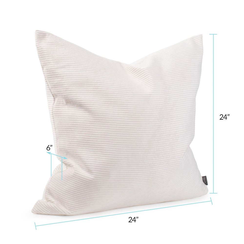 Pillow 24 x 24 Pana Natural - Poly Insert. Picture 8