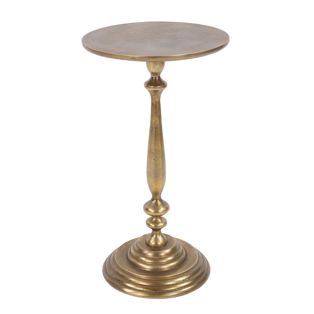 Candlestick Antique Brass Martini Table. Picture 1