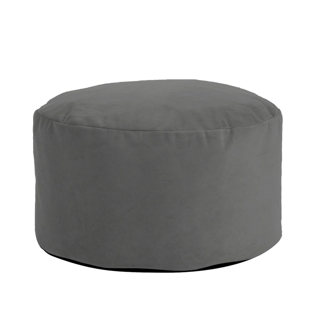 Foot Pouf Bella Pewter. Picture 1