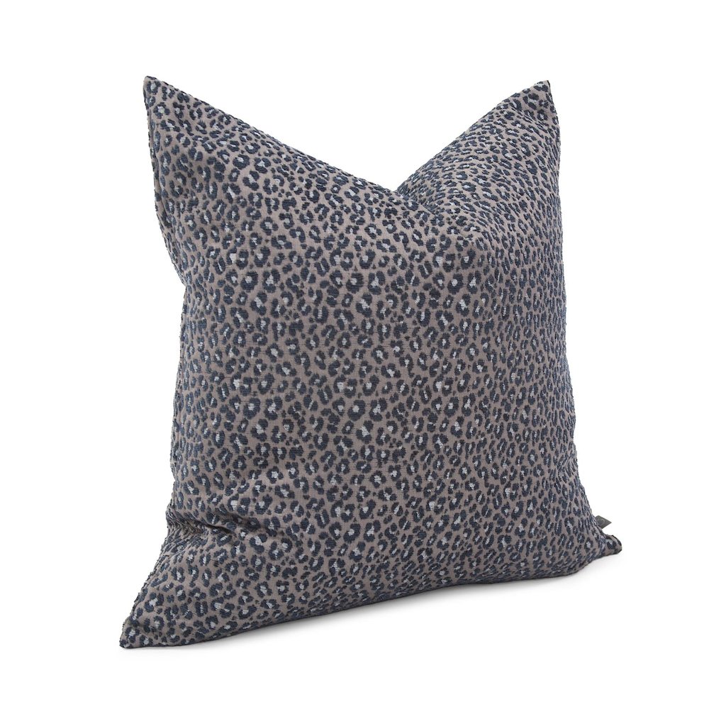 20 x 20 Pillow  Lynx Indigo  - Poly Insert. Picture 2
