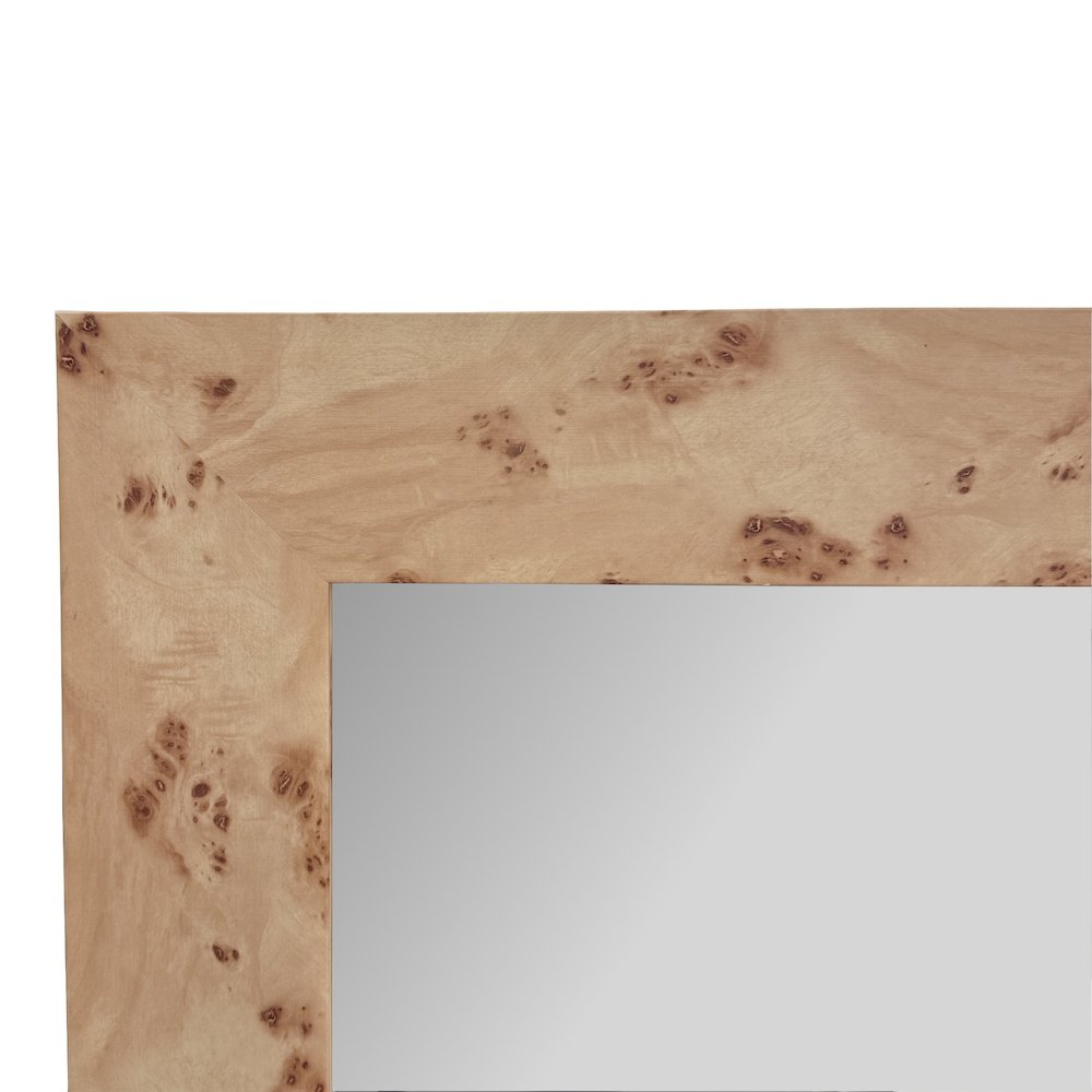Burled Vanity Mirror. Picture 8