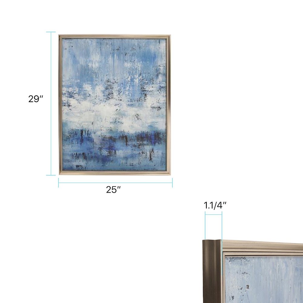 Abstract Sea Wall Art. Picture 6