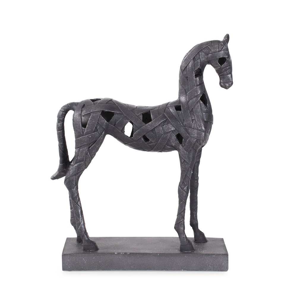Black Stallion in Polyresin. Picture 1