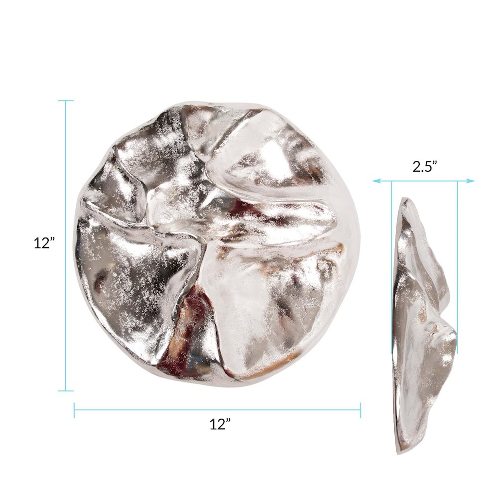 Round Metal Amorphic Wall Decor- Small. Picture 6