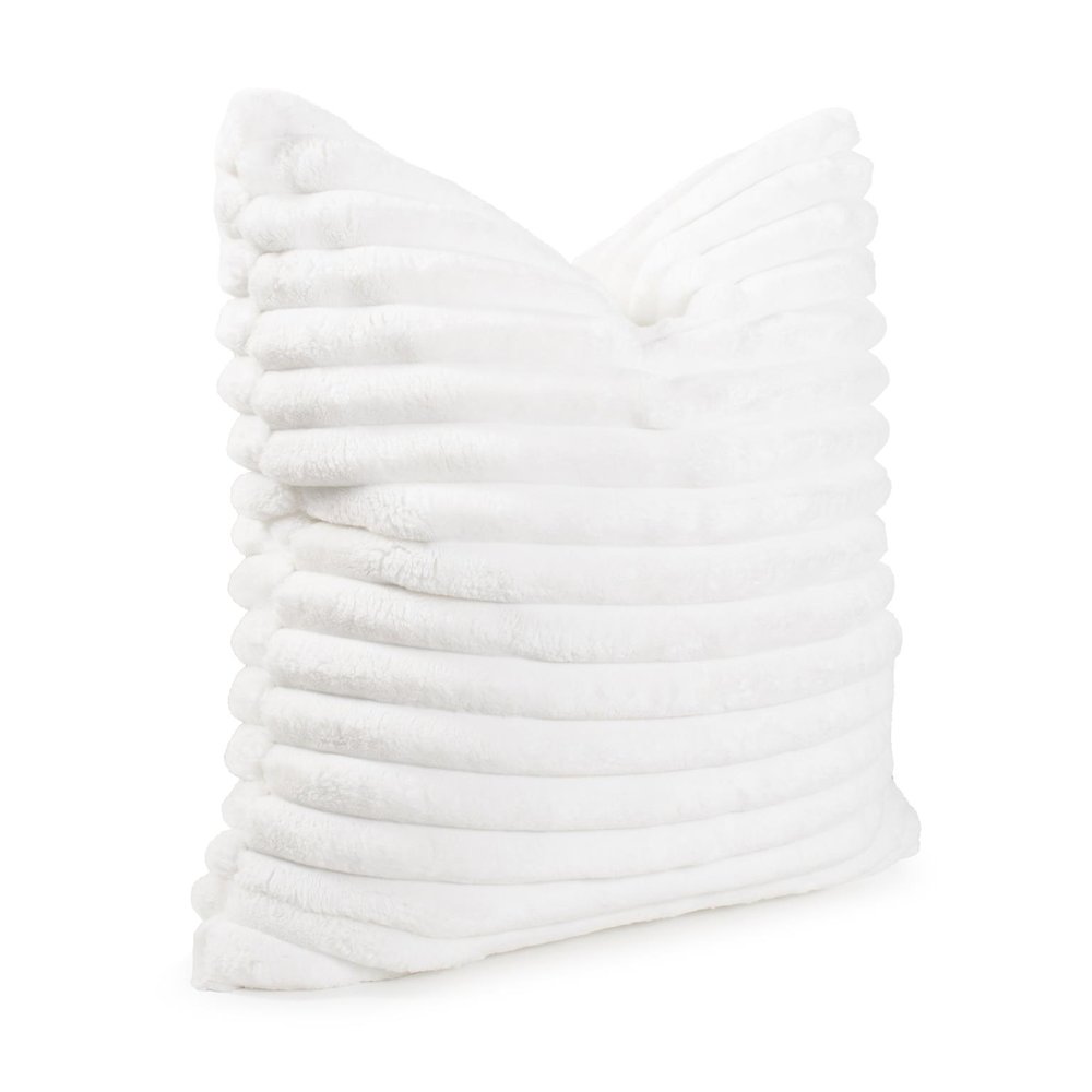 Pillow 24 x 24 Shar Pei White - Poly Insert. Picture 5