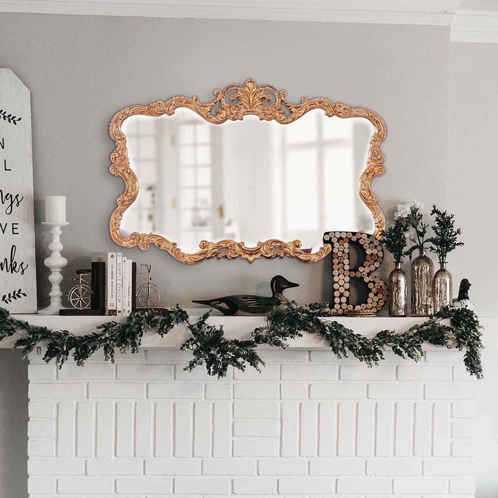 Talida Gold Mirror. Picture 6