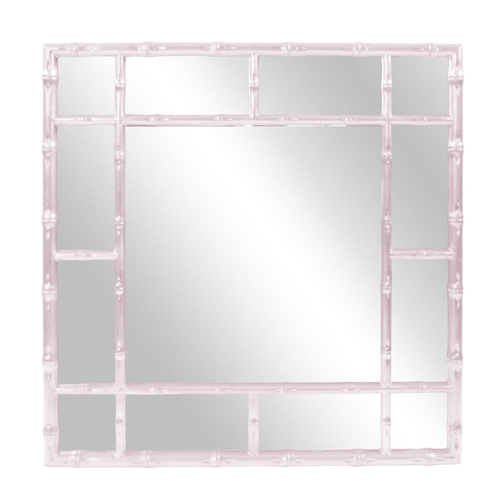Bamboo Mirror - Glossy Lilac. Picture 1