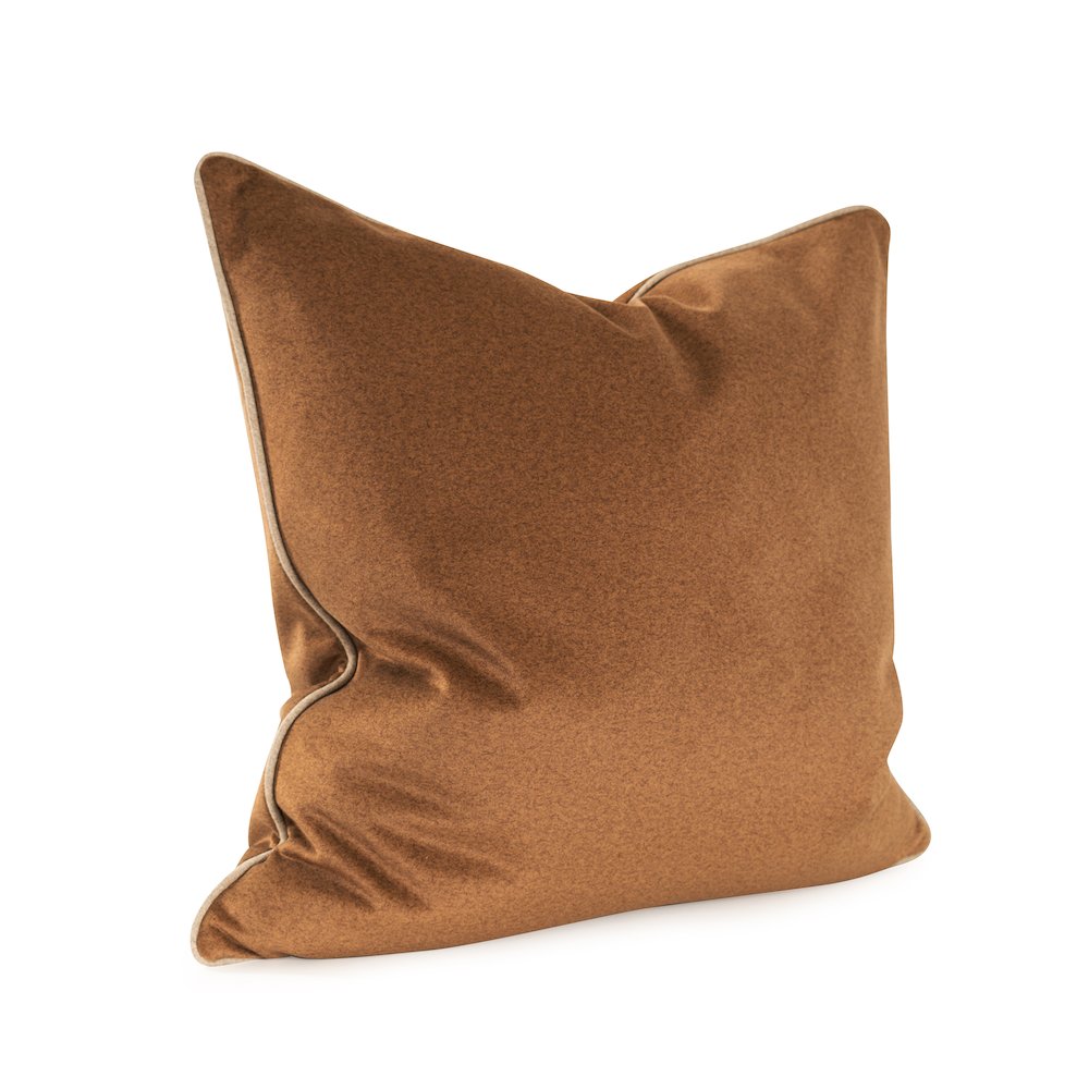 Qiviut Brown 24x24 Poly Filled Pillow. Picture 5