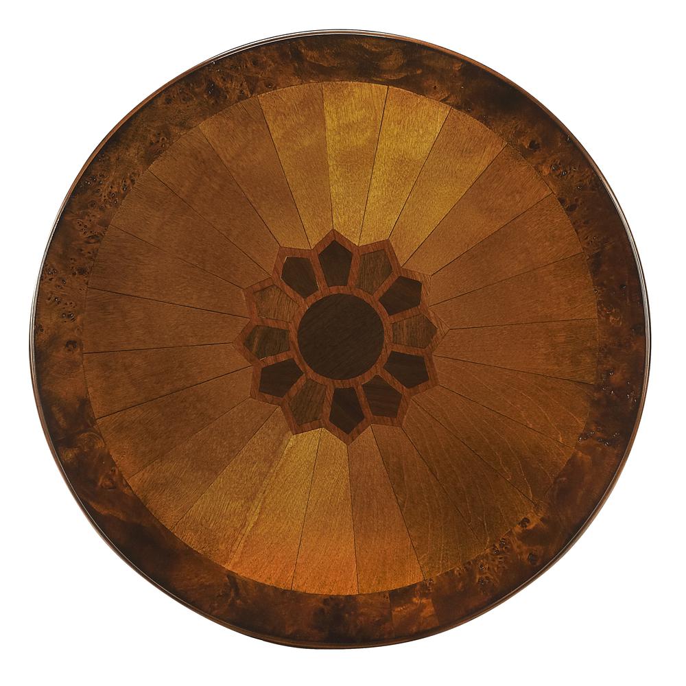 Archer 1 Drawer Side Table, Medium Brown. Picture 4