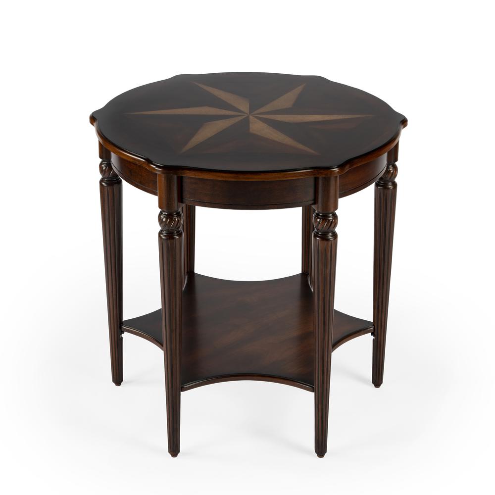 Bainbridge Side Table, Dark Brown. Picture 2