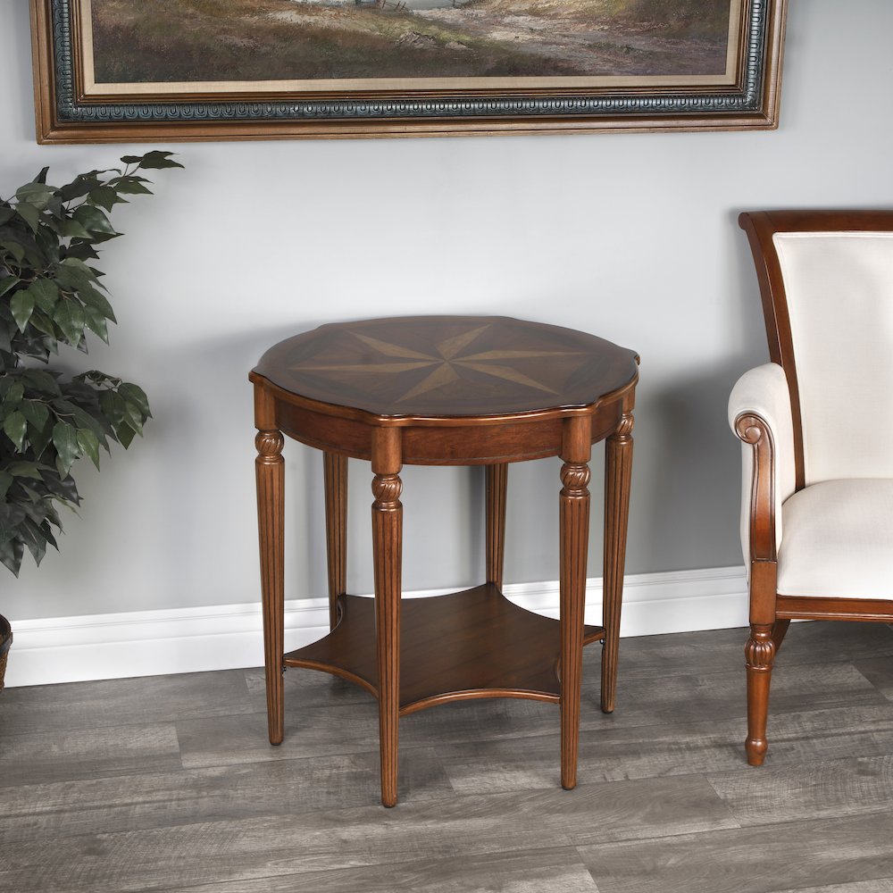 Bainbridge Side Table, Medium Brown. Picture 7