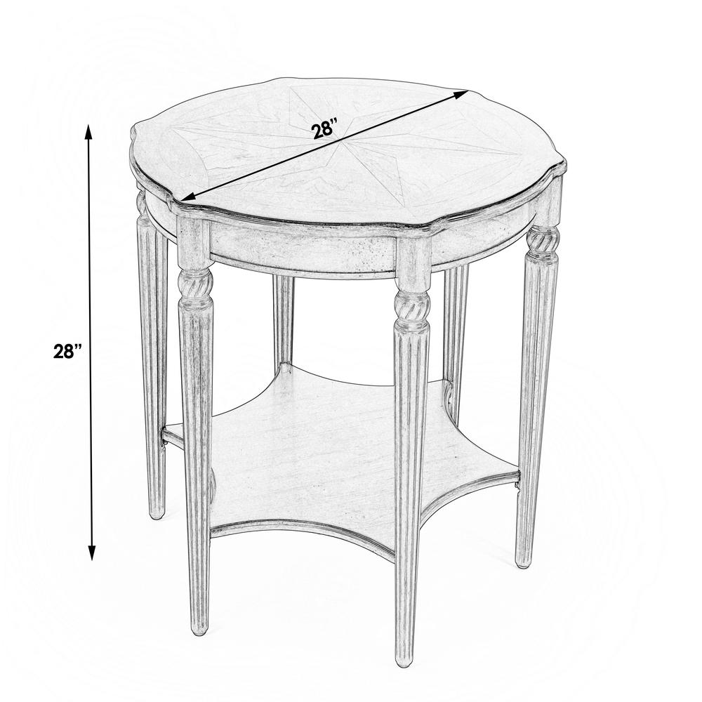 Bainbridge Side Table, Medium Brown. Picture 6