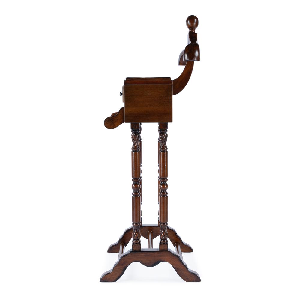 Petrov Clothing Valet Stand, Medium Brown. Picture 4