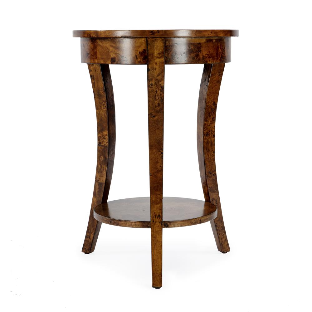 Holdin Round 18"W Side Table, Medium Brown. Picture 4