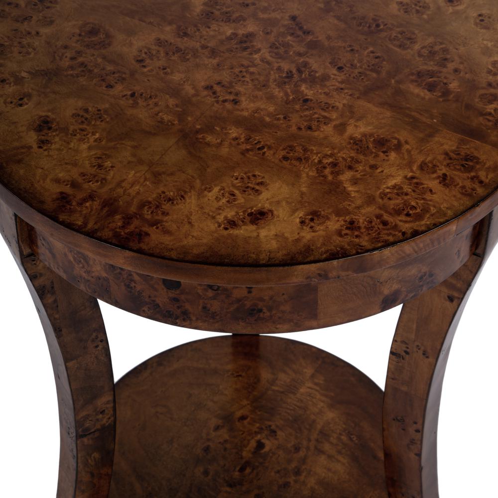 Holdin Round 18"W Side Table, Medium Brown. Picture 5